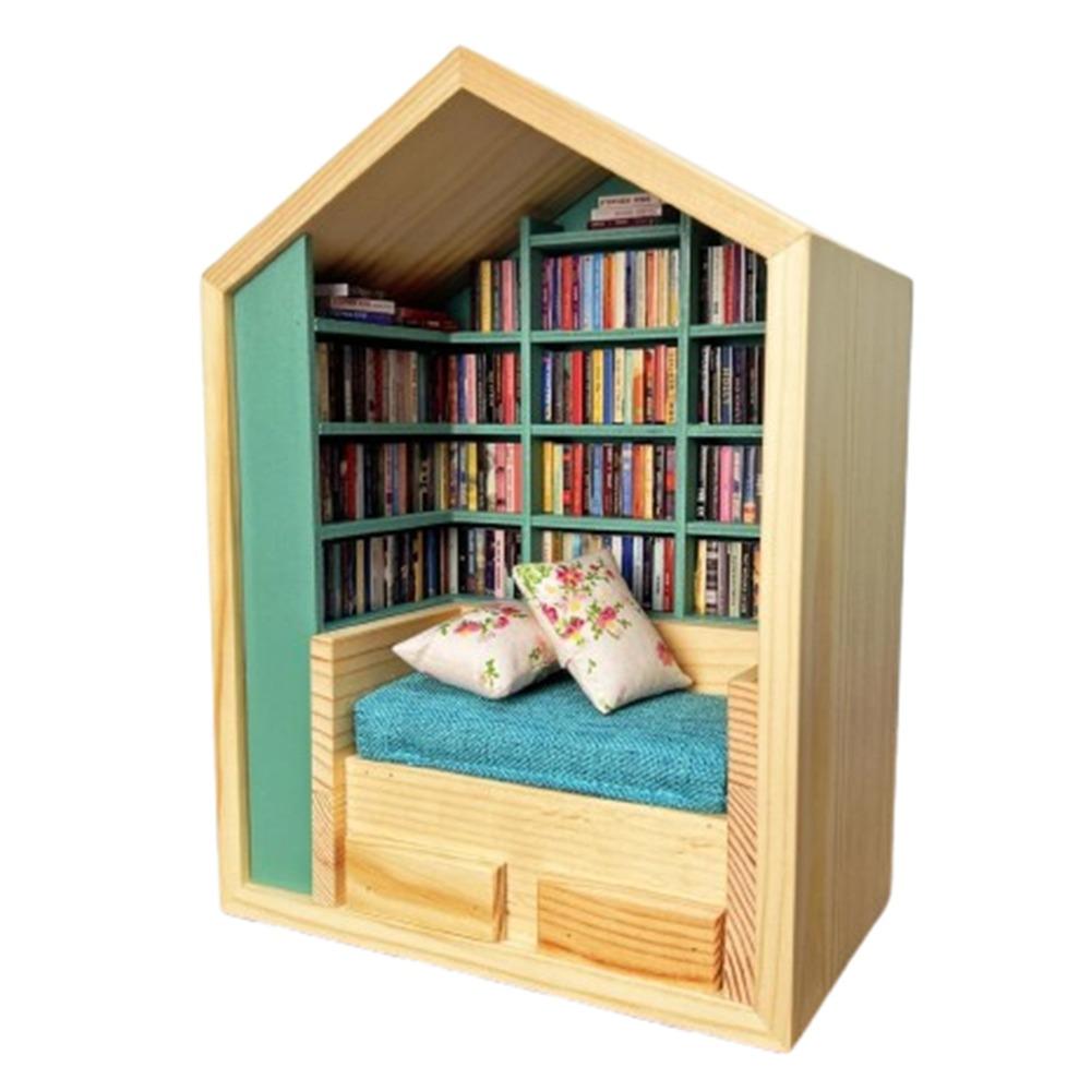 

Креативная полка для книг против тревожности Снижение давления Мини-полка Непоседа игрушки для книголюбов Bookshelf with Books