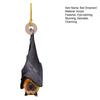 Bat Christmas Ornament Gothic Hanging Bat Tree Decoration Realistic Upside-Down Bat Christmas Tree Ornament for Holiday Home Decor
