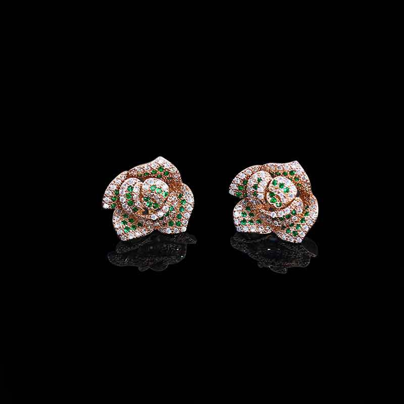 Trendy Women's Designers Light Luxury Rose Blossom Design Fashion Jewelry Daily Leisure Accessories Festival Gifts