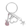 Guitar Guitar Keyring Star Musical Instrument Keychain Guitar Key Chain  Musician Jewelry Gift