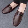 Fashion Mens Loafers Genuine Leather Male Comfortable Driving Shoe 2024 New Arrival Men Casual Footwear High Quality Mens Slip On Shoes