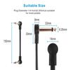 15cm/30cm Guitar Effects Pedal Cable Flat Design Copper Core Guitar Instrument Cable Surface Wire Patch Cable