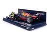Minichamps Red Bull Racing Honda RB16B Max Verstappen Abu Dhabi GP 2021 Winner World Champion with Pit Board Completed Product 1/43
