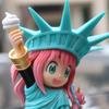 20cm Spy Family Anya Forger Statue Liberty Anime Action Figure Collectible Model Desktop Decor Gift Fans X of for Poseable Articulated Scale Detailed