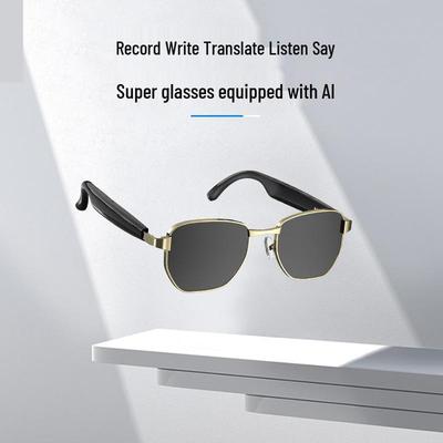 Smart AI Bluetooth Sunglasses with Multifunctional Headphones: Real-Time Translation, Calls, and Music Without Interference