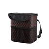 Universal Interior Trash Can Waterproof Trash Bin Multifunction Seat Back Garbage Auto Organizer W/ 4 Free Hook Car
