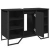 Vidaxl Under-Sink Cabinet, Black, 91X35X60 Cm