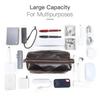 CONTACTS Genuine Leather Data Storage Bag Digital Accessories Storage Cable Phone Travel Cable Organizer