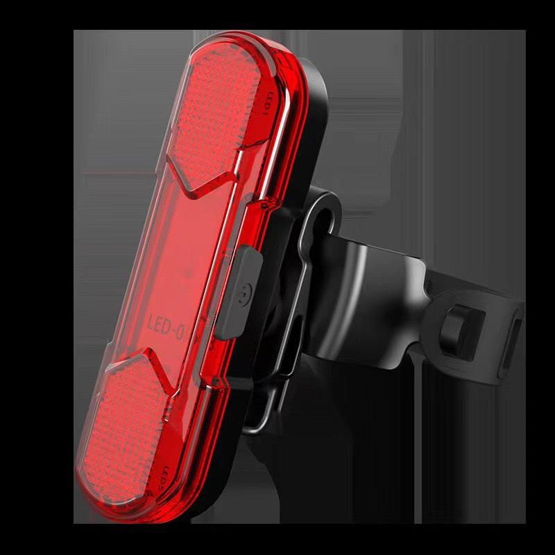 Lampă LED Impermeabilă pentru Bicicletă Reîncărcabilă prin USB Lampă de Siguranță Avertizor Spate Bicicletă Lampă Bicicletă Accesorii Bicicletă