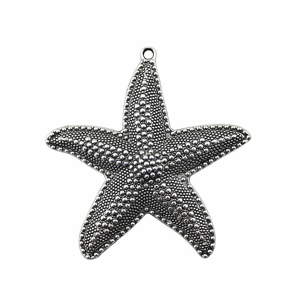 Starfish Charms Multi Color Metal Pendants For Beach Themed DIY Jewelry Accessories