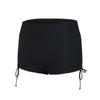 Women's Solid Color Bottom Up Light Proof  Motion Yoga Drawstring Swimming Trunk