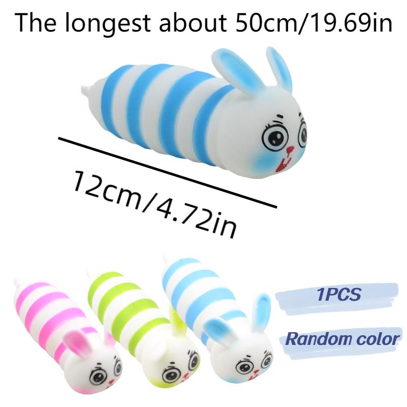 

Кролик Декомпрессионная Гусеница Детская Игрушка Животные Мультяшный Сжимаемый Отскок Медленный