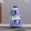 Antique Blue and White Chinese Porcelain Vase - European & American Handicraft for Flower Arrangements
