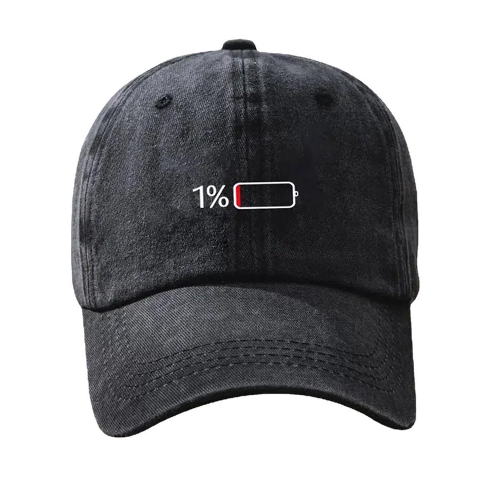 Unisex Adults Baseball Cap Low Battery Printing Adjustable Hat Sun Visor Hat For Women And Unisex Casual Daily Summer Caps