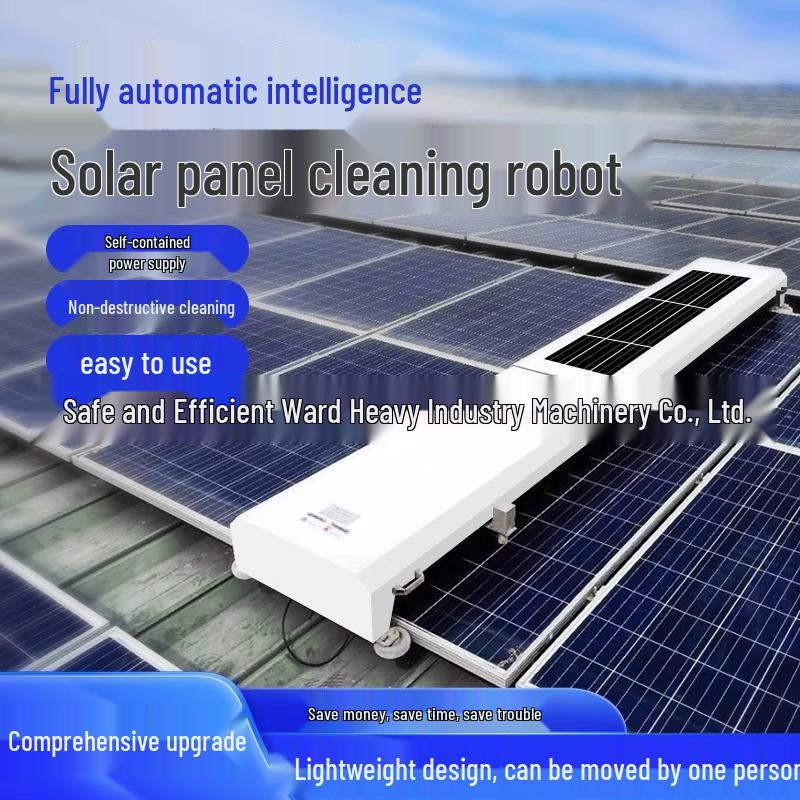 Intelligent Solar Panel Cleaning Robot with Remote Control Photovoltaic Panel Cleaning Robot Deposit