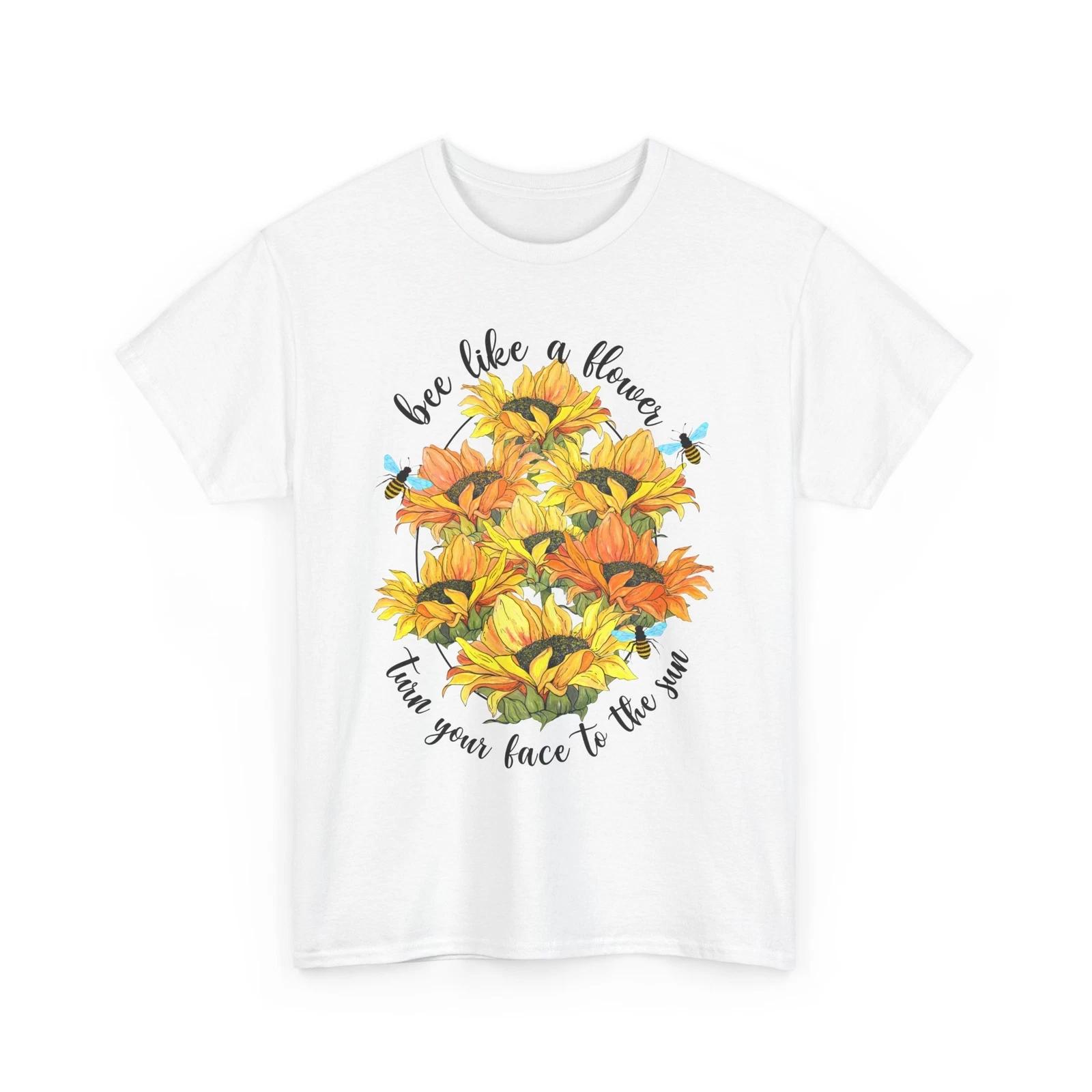 

Bee T-Shirt | Save the Bees Shirt | Funny Honeybee Tee | be like a flower Shirt M