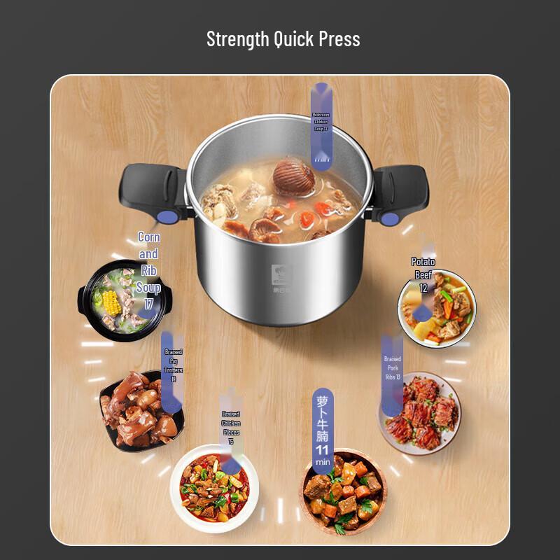 Kambach 304 Stainless Steel Pressure Cooker