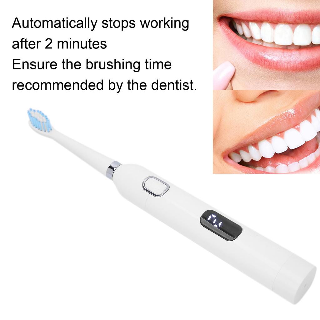 Electric Toothbrush Rechargeable Whitening Teeth Cleaning Waterproof Toothbrush for Adults