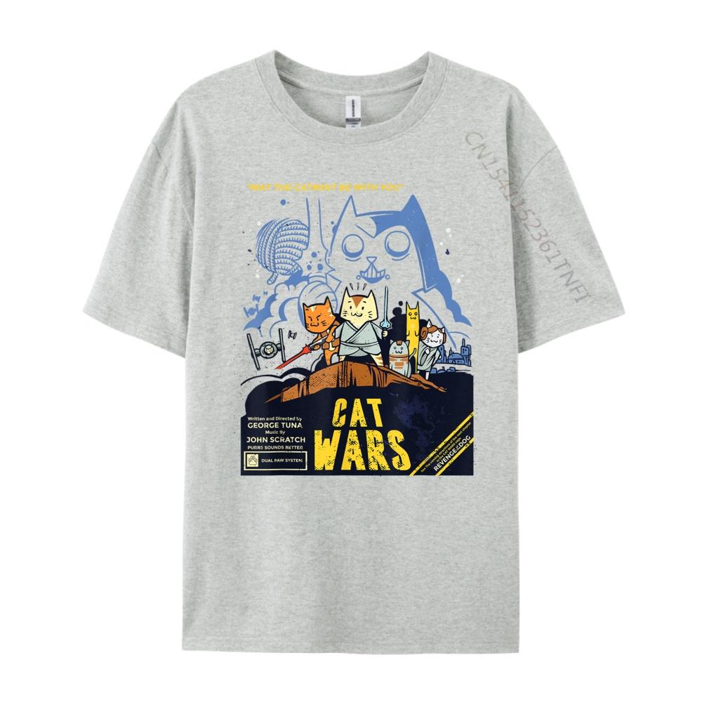 Katzenkriege Für Katzenliebhaber Perfektes Lustiges T-Shirt Artikel Niedrigste Preise Frau Weißes T-Shirt Mann Koreanisch