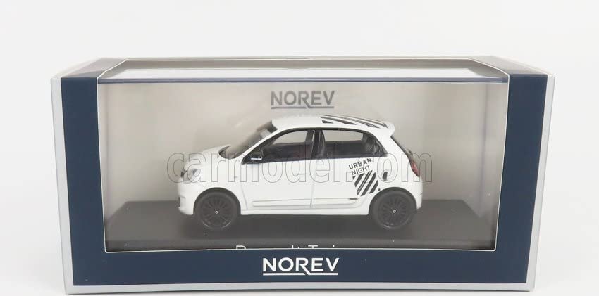 NOREV Renault Twingo Miniature Car 1/43 Renault TWINGO URBAN NIGHT 2021 (White)