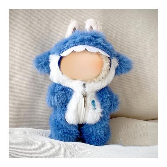 aninako Plush Shark Kigurumi Clothes Doll Clothes 17cm Size Doll Clothes Dress Up Clothes Set Cute Costume DIY Accessories First Generation Second