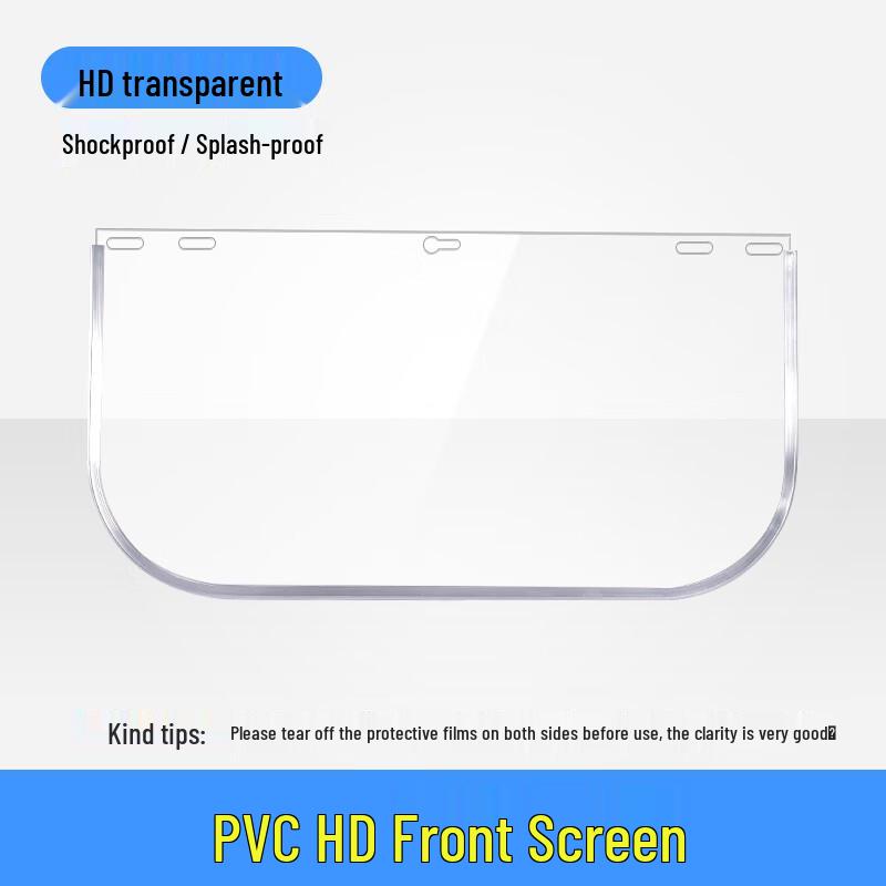 Safety Helmet Face Shield for Welding & Impact Protection