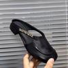 Mocassini Mule Eleganti da Donna Fibbia Metallica Tacco Basso Slip-On Piatte Scarpe Casual da Guida