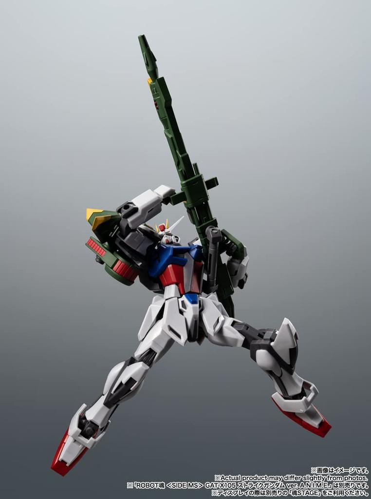 TAMASHII NATIONS ROBOT SPIRITS Mobile Suit Gundam SEED AQM/E-X03 Launcher Striker & Effect Parts Set ver. A.N.I.M.E. Approximately 130mm ABS