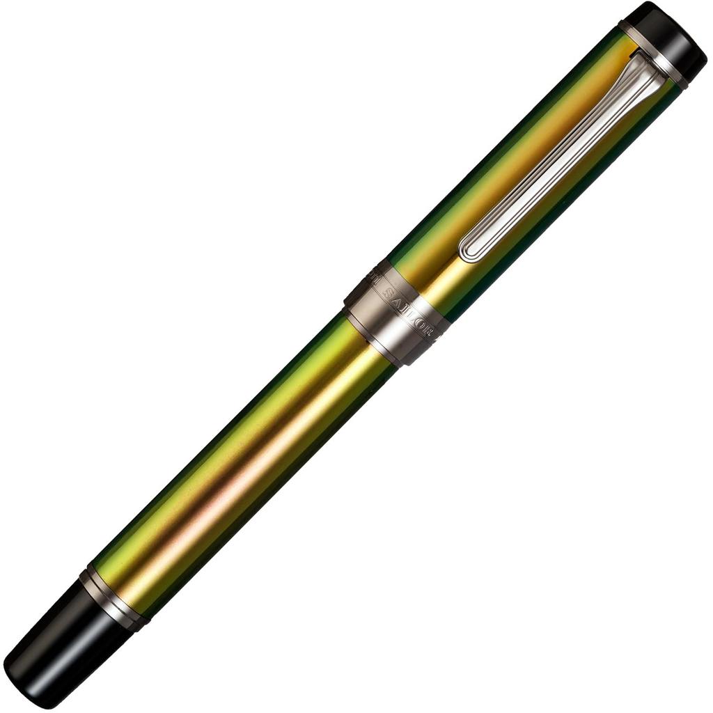 Sailor CYLINT Fountain Pen Colored Stainless SCARAB Medium Nib 10-6006-460
