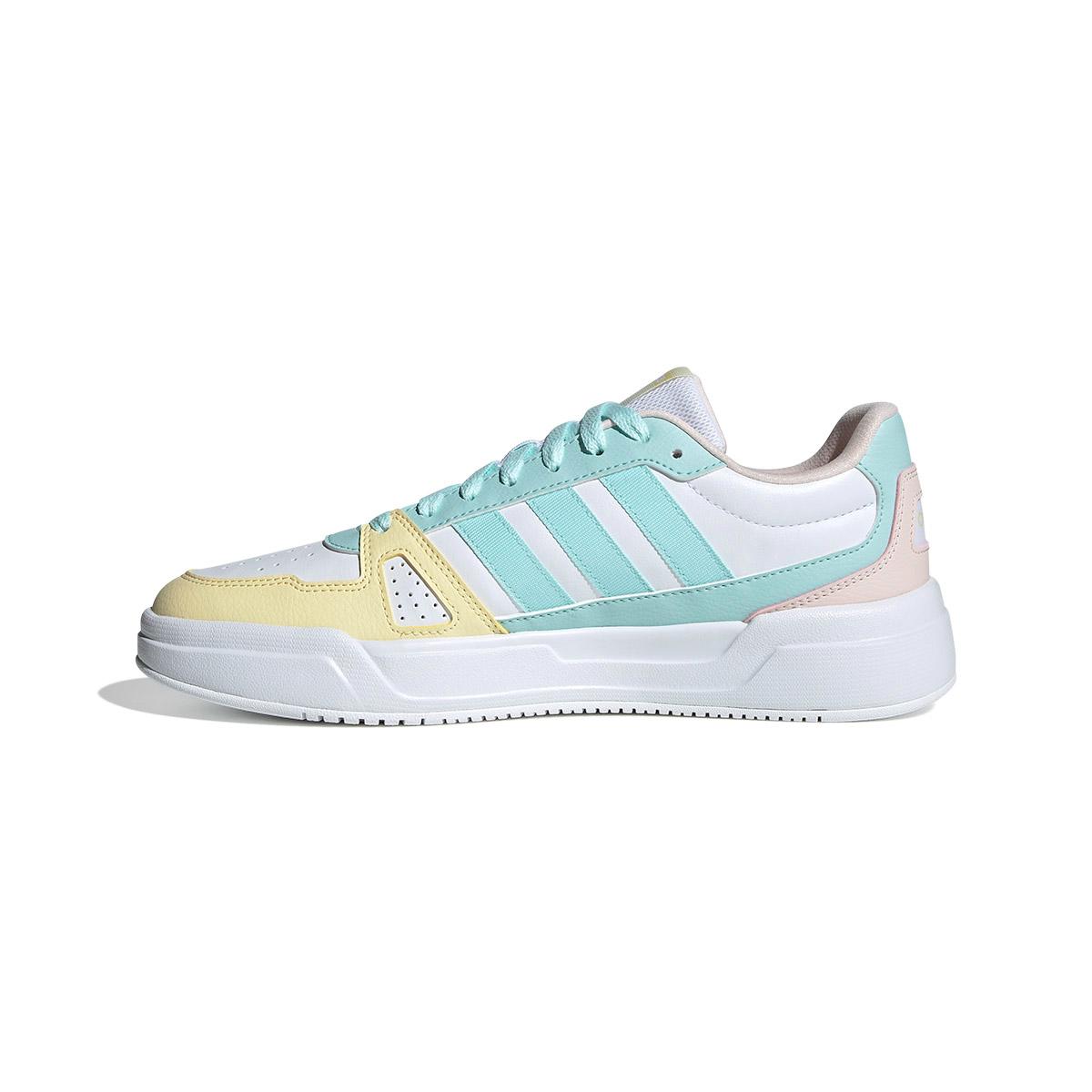 

Adidas Breathable Moisture Wicking Low top Skateboard Shoes Women s White Cyan Yellow Pink Sneakers JP9797 37⅓