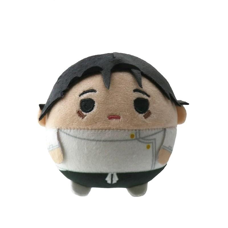Jujutsu Kaisen Runde Plüsch Schlüsselanhänger Yuji Megumi Choso Yuta Anime Flauschige Stoffpuppe Tasche Anhänger Fans Geschenk 10cm 10cm gray