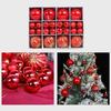 Decorazioni Albero di Natale Palline Sferiche Set Palline da Appendere Ornamenti Decorazione Campanella