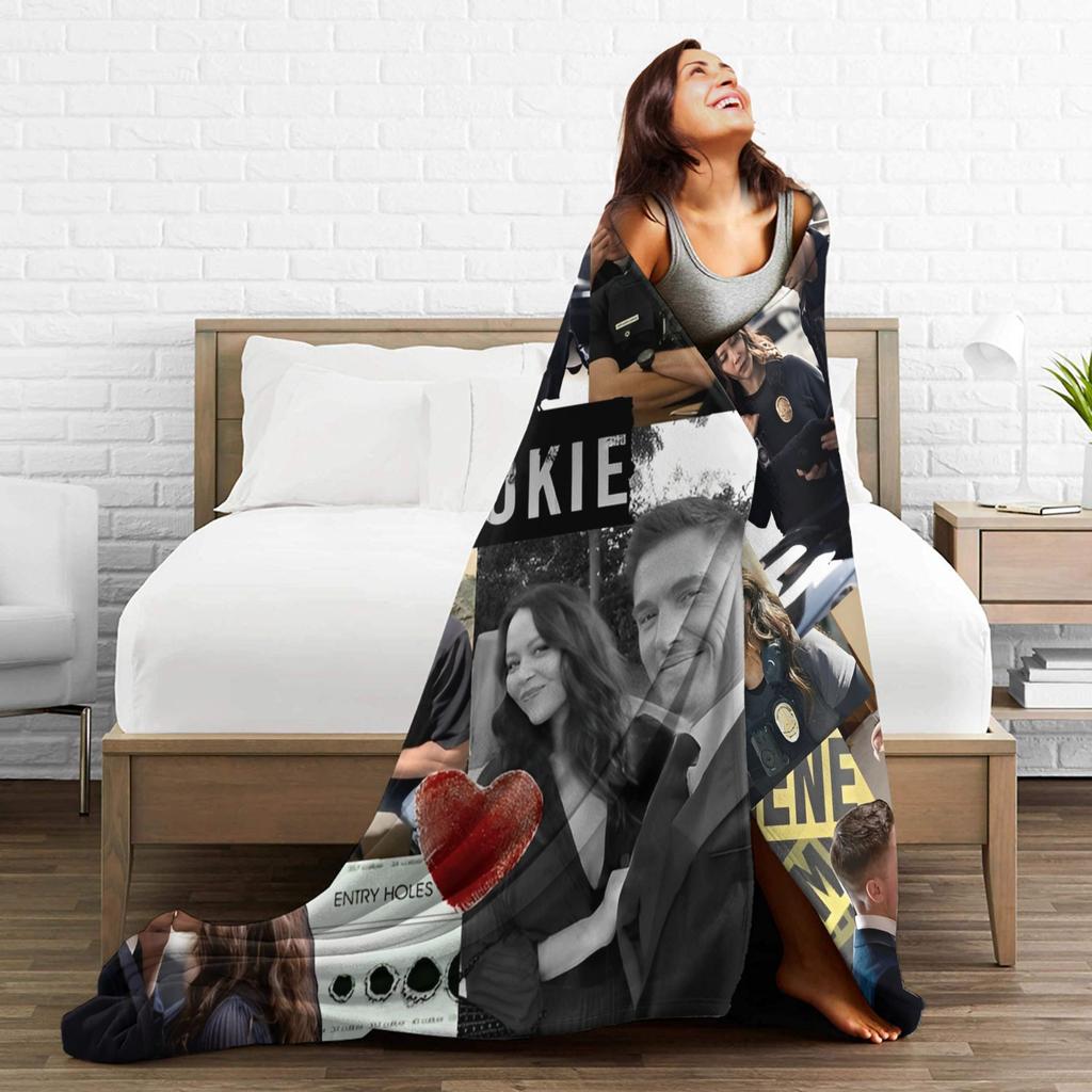 Tim Bradford Rookie Blankets Fleece Soft Throw Blankets for Airplane Travel Bed Rug