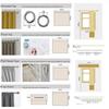 Basic Rod Pocket Sheer Voile Window Curtain Panels White One 1pc for Kitchen Bedroom Children's Room Living Room Decoration