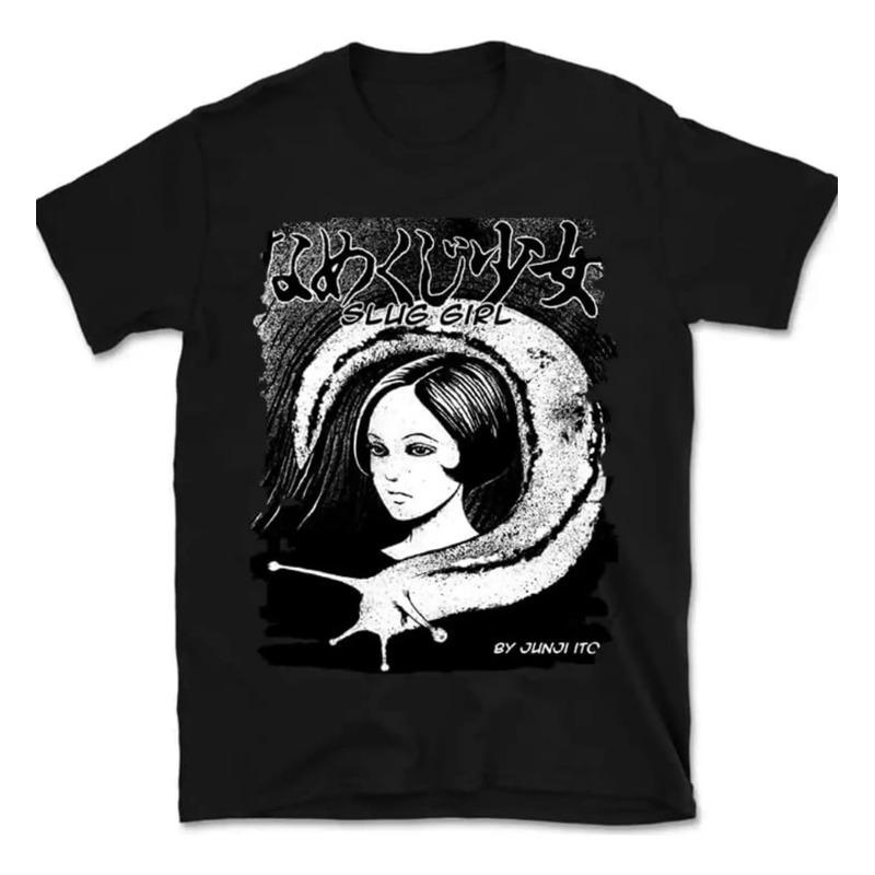 Camisas Junji Ito Para Hombre Y Mujer, Camisas Informales Co S