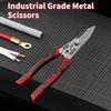 Heavy Duty Iron Shears  for Cable Iron Wire Cutting Stripping Crimping Hand Tool