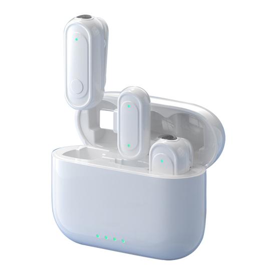 Mini Wireless Lavalier Microphone for Phone/PC/Tablets Noise Reduction Mic with USB-C Port Portable Clip Lapel Microphone for Video Recording Podcast