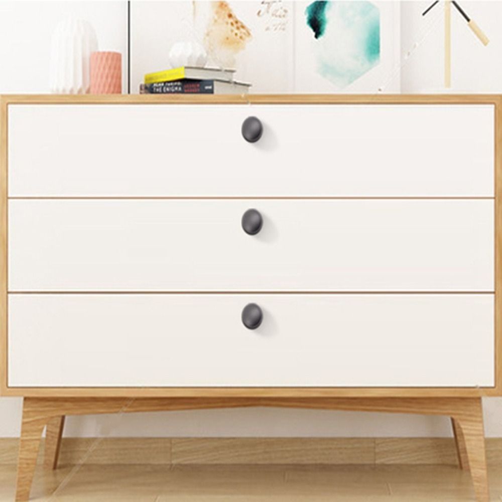 New Stainless Steel Door Knob Self-Stick Simple Drawer Knob Durable Single Hole Stick On Handle