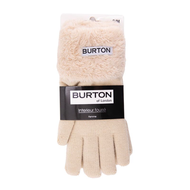 Gants intérieur fourré heaven Femme BURTON OF LONDON