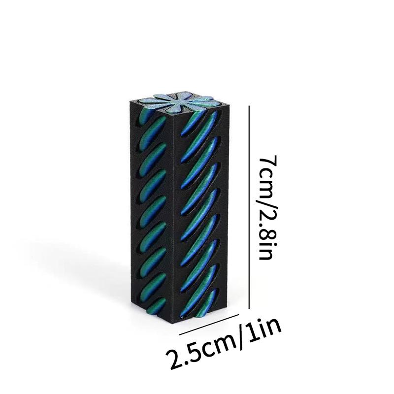 3D Printed Rotating Pyramid Toy 3d Spiral Cone Release Pressure Toys Desktop Accessorie Printed Through Pyramid Spiral Cone Toy