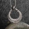Sieben Engel Magischer Kreis Salomons Siegel Amulett Halskette Anhänger Herren Punk Retro Glücksbringer Schmuck