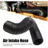 Black 3 Inch Adjustable Flexible Car Suv Turbo Cold Air Intake System Hose Pipe