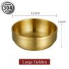 304 Stainless Steel Noodles Ramen Bowl Korean Tableware Dinnerware Anti-Scalding Double Layer Bowls Kitchen Cooking Utensils