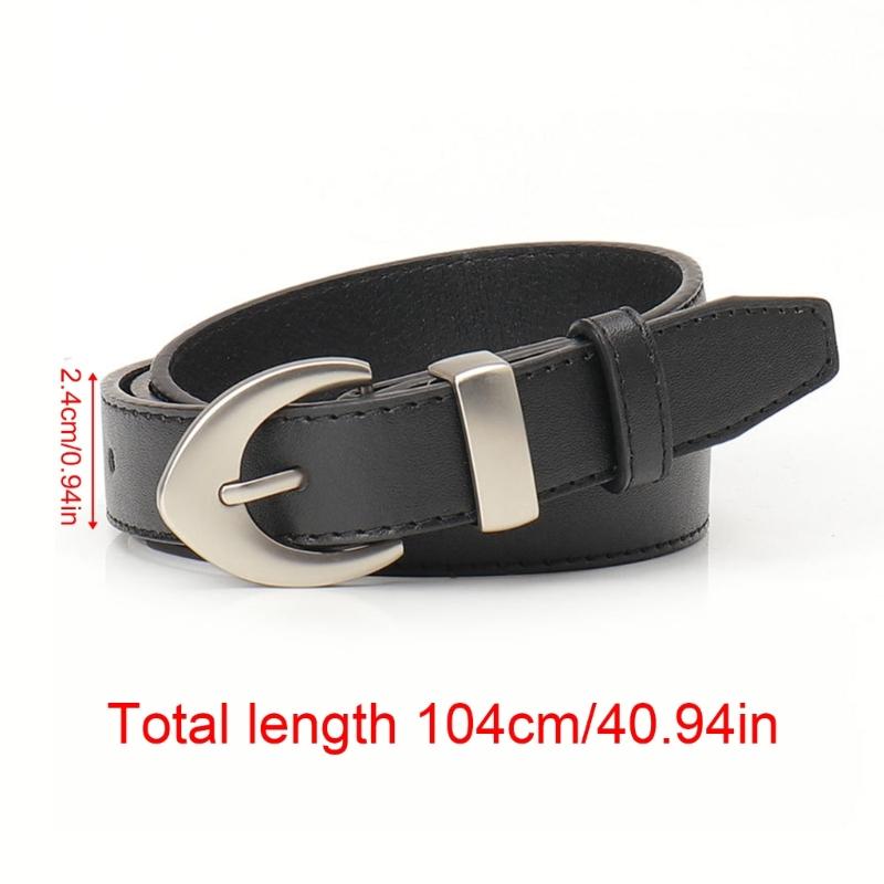 Adjustable Fashion Waist Belt For Women 2.4cm Width Waist Band For Jeans And Pants Casual Wear Waist Accesssory
