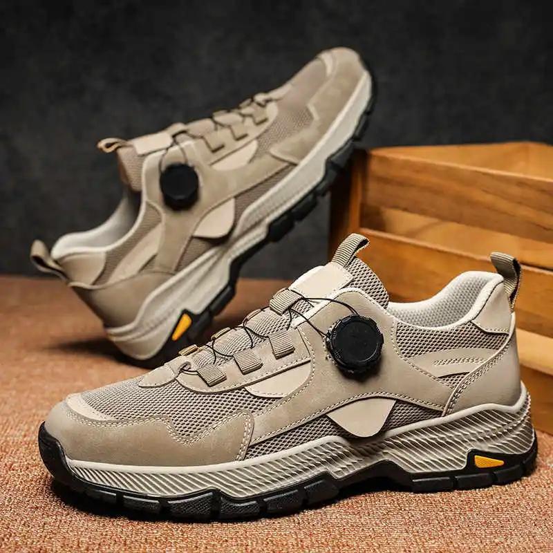 Lace Up Round Toe Fitness Shoes Men Running Men's Tnis Sneakers Men Sneakers Sports Snearkers Top Grade Sports-et-leisure