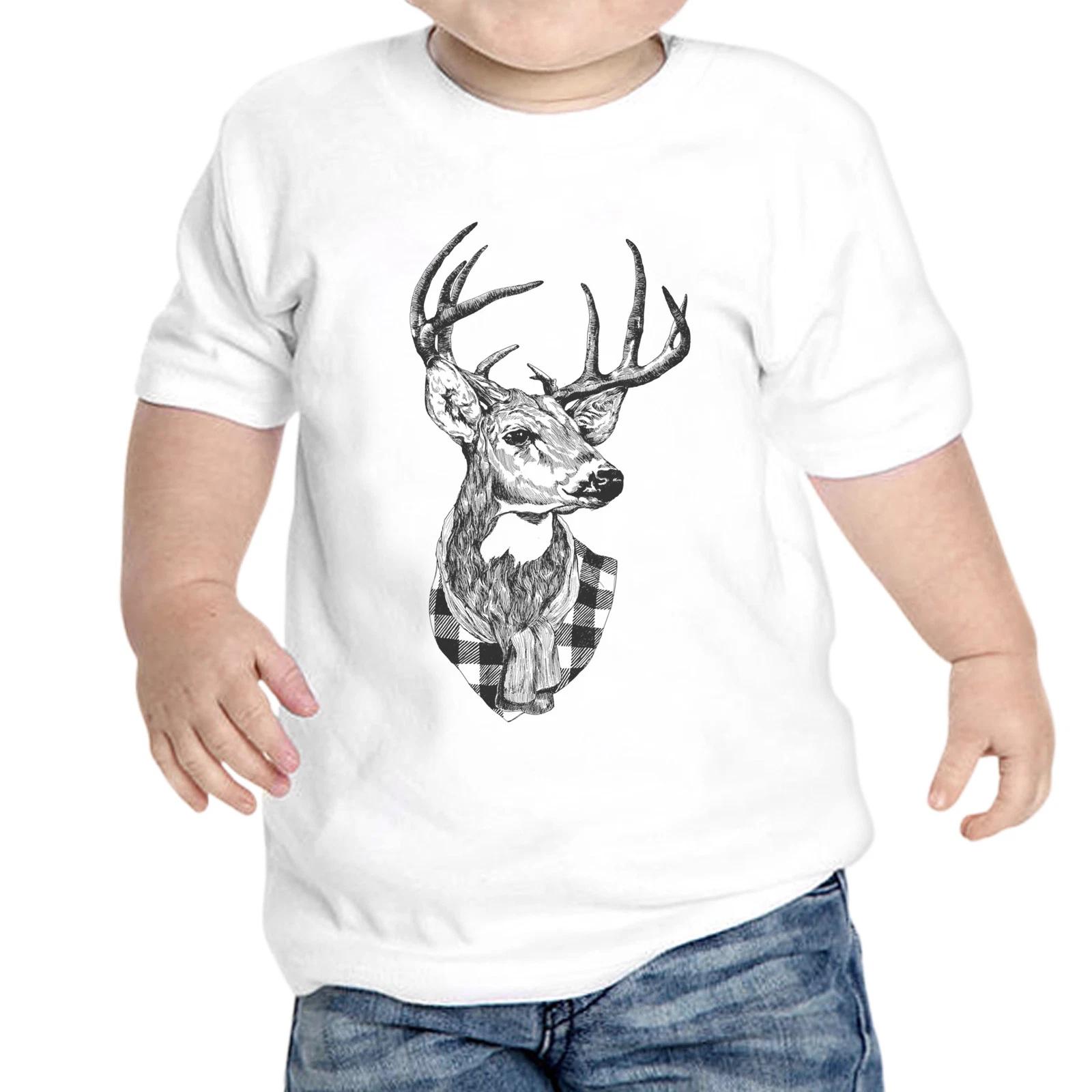 Baby kids boys kids boys kids boys kids boys kids boys T-shirt Deer Design Hipster 130