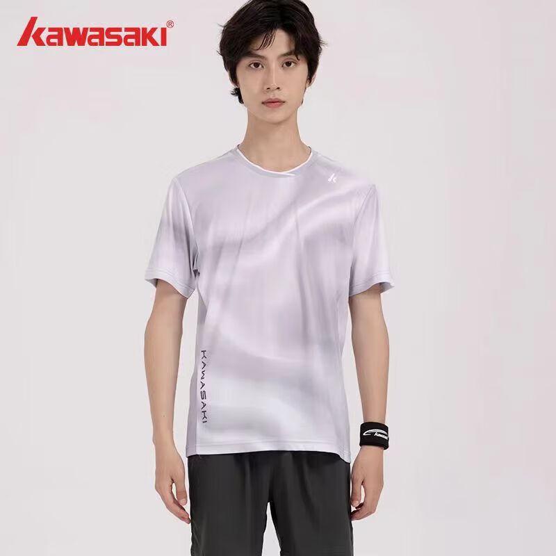 KAWASAKI Men s Round Neck Badminton T-Shirt