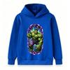 Kids Boys Girls Pullover Hoodie Super Green Hero Print Casual Soft Long Sleeve Hooded Sweatshirt for Children Daily Wear