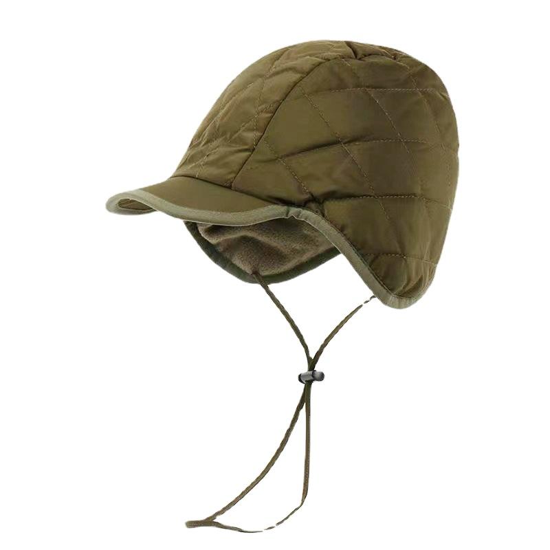 Dairui Outdoor Thermal Ski Hiking Camping Cap Waterproof Windproof Warm Winter Quilted Hat Ear Flaps for Men Women Aviator Style