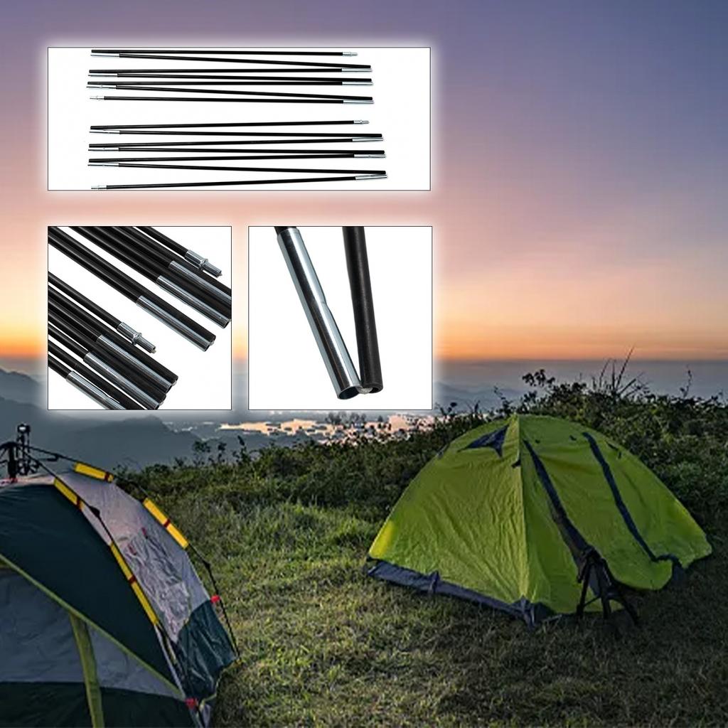 Toughest & Most Reliable Fiberglass Tent Pole Bars Kit for Outdoor Camping